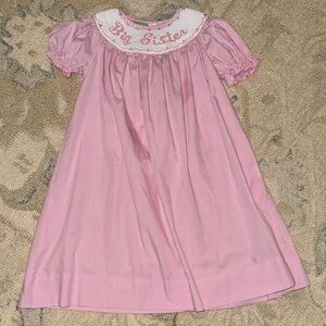 Big Sister Smocked Dress - 4T